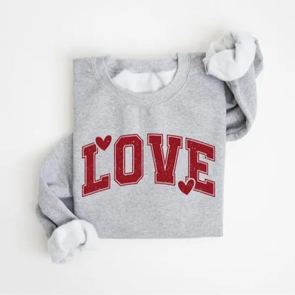 Retro Love Valentines Heart Sweatshirt